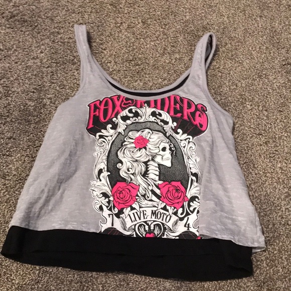 fox racing crop top